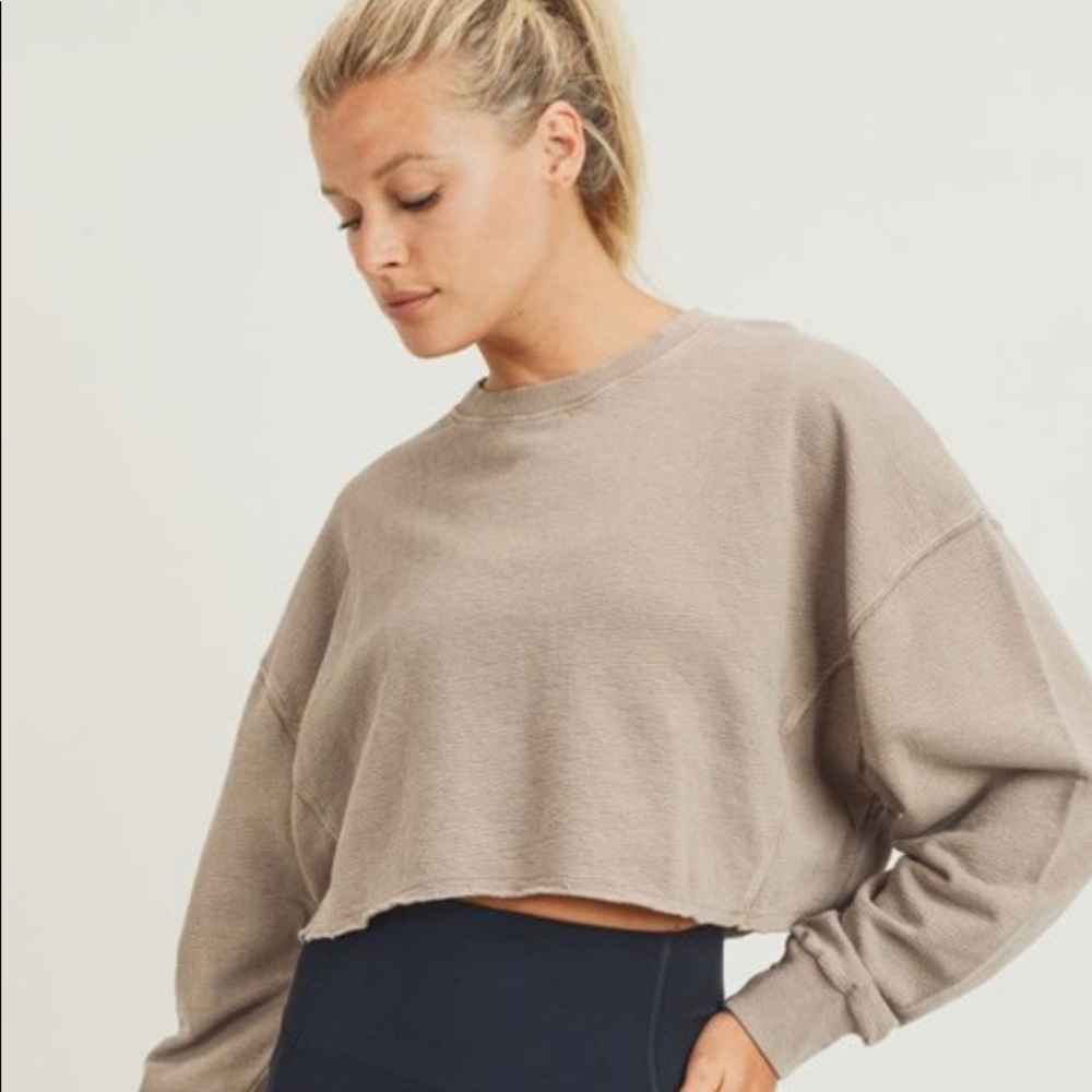 MonoB Long Sleeve Crop Top